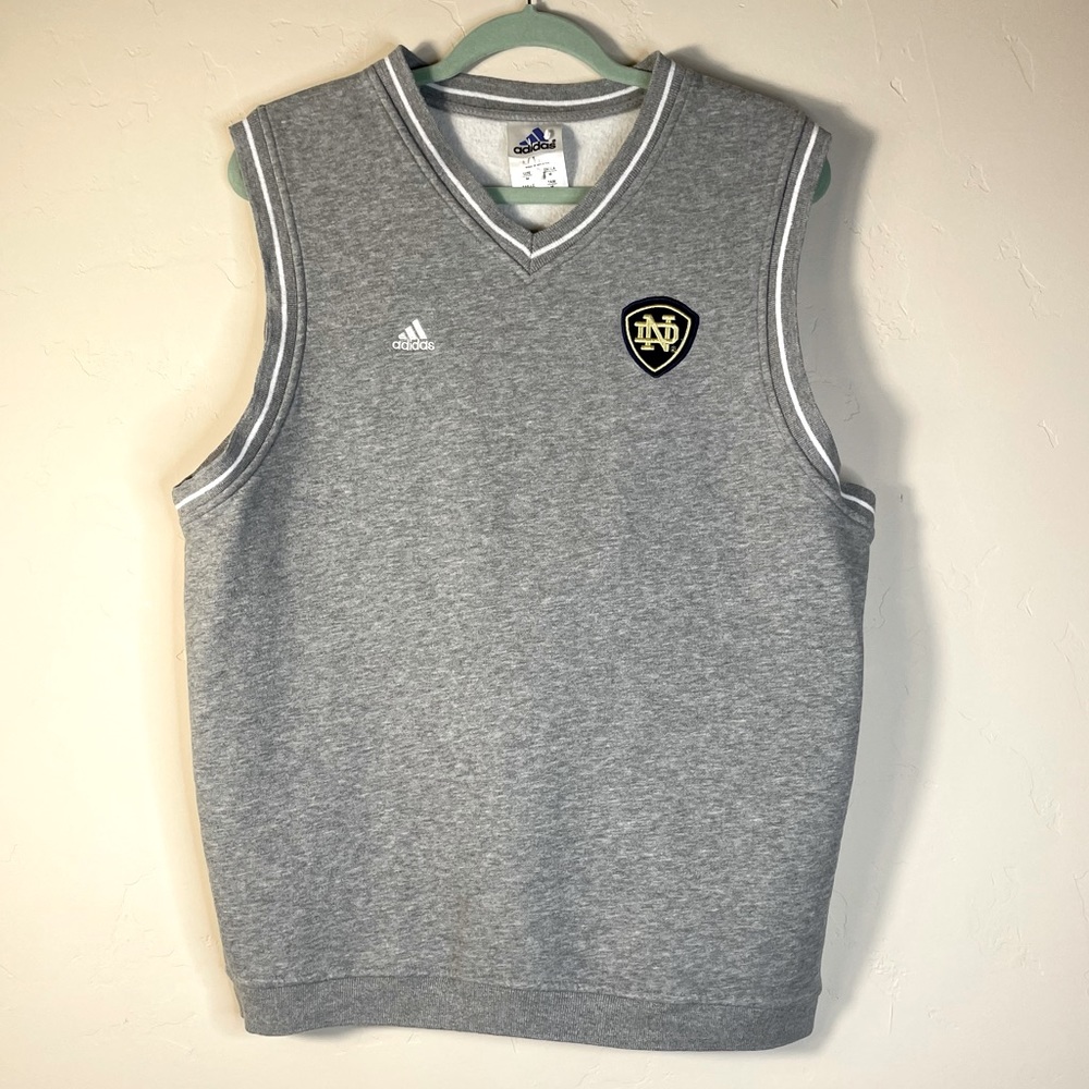 Adidas Notre Dame sweater vest